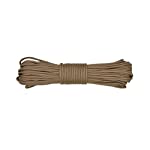 Paracord Rope Type III Paracord – Parachute Cord – 550lb Tensile Strength – 100% Nylon – Made In The USA (Chocolate Brown, 50 Feet) 550