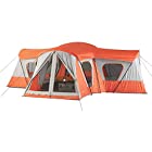 Spacious, Sturdy Easy Care, Store And Transport Ozark Trail Base Camp 14-Person Cabin Tent, BRIGHT ORANGE