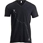 Rock Climber + Belayer | Rock Climbing Unisex Vintage Blend V-Neck T-Shirt-(Vneck,M)