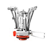 Etekcity Ultralight Portable Outdoor Backpacking Camping Stoves with Piezo Ignition (Orange, 1 Pack)