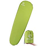 REDCAMP Self Inflating Sleeping Pad for Backpacking | Lighweight, Ultralight, Compact, Foldable & Insulated Sleeping Mat for Women, Men & Adults | Great for Camping, Hiking,Travel,Green