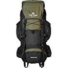 TETON Sports Scout Internal Frame Backpack; Great Backpacking Gear or Pack for Camping or Hiking; Hunter Green 3400