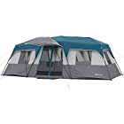 20′ x 10′ x 80″ 12-Person Instant Cabin Family Tent 3-Room Layout with 2 Removable Room Dividers