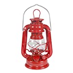 Stansport Small Hurricane Lantern (Red, 8-Inch)