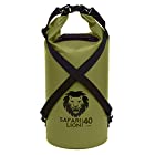 Adventure Lion Premium Waterproof Dry Bag With Twin Shoulder Straps & Grab Handle, Roll Top Dry Sack Great For Kayaking, Swimming, Boating (Green, 40 Liter)