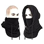 Joyoldelf Tactical Heavyweight Balaclava Outdoor Sports Mask for Outdoor hiking Camping Hiking Skiing Cycling and Other sports (Black)