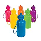 Neon Sport Water Bottles (1 dozen) – Bulk [Toy]