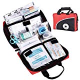 REEBOW TACTICAL GEAR Piece First Aid Kit Medical Supply Survival Gear Bag for Car Home Office Outdoor Camping Hiking Travel Sports Earthquake Emergency Kits 115