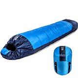 Viking Trek 350x Lightweight Sleeping Bag â Temperature Rated 35Â°F, Warm & Breathable, Ideal Camping Gear for Scouts, Hiking, and Backpacking ? Includes 100% Waterproof Stuff Sack