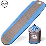 #1 Premium Self Inflating Sleeping Pad Lightweight Foam Padding and Superior Insulation Great For Hiking & Camping Thick Outer Skin