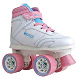 Chicago Girls Sidewalk Roller Skate, White (Size J12)