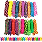 Paracord Planet lb Type III Crafting Kits with Buckles, 200′, Big Neon 550